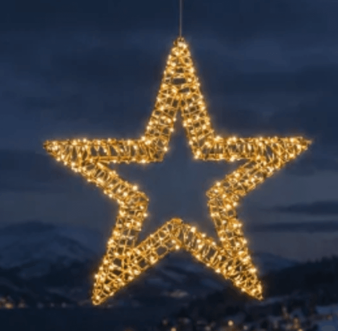 Hovedbilde Stjerne Champagne 120 LED